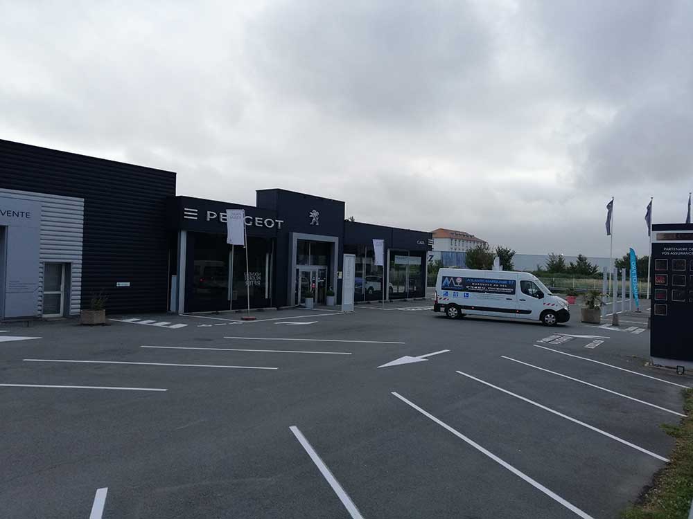 marquage parking Atlantique Marquage 17 Charente Maritime