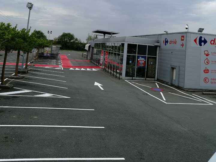 marquage parking Atlantique Marquage 17 Charente Maritime